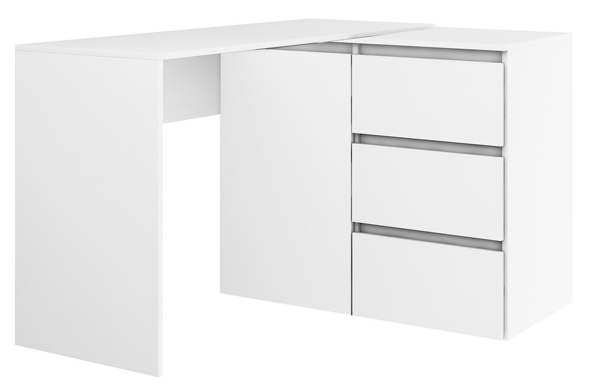 Biurko narożne MEGAN N2 białe