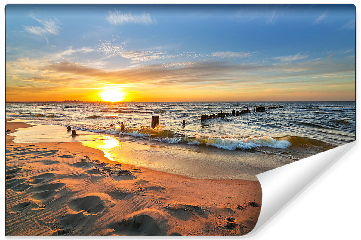 Fototapeta do Jadalni, MURALO, ocean Zachód Słońca 300x210 cm
