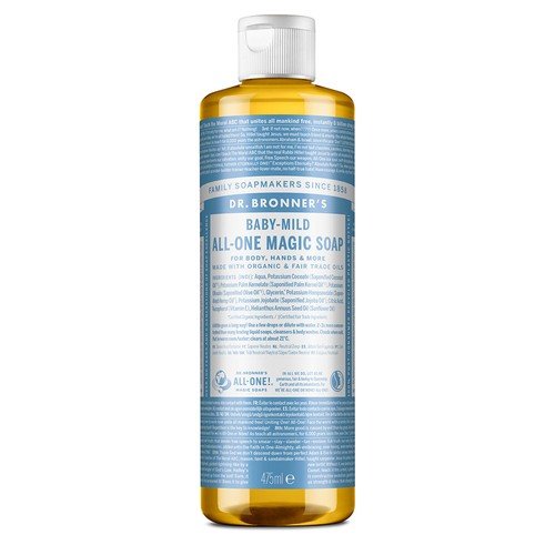 DR. BRONNER'S Mydło w Płynie 18w1 Baby Mild, Dr. Bronners, 475 ml