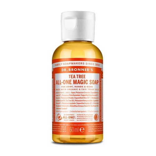 Tea Tree Dr Bronners Dr Bronners uniwersalne mydło w płynie 60 ml