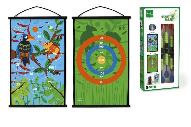 Scratch Europe START TO DART - rzutki Dżungla z Tukanami 3+ Scratch 6182053