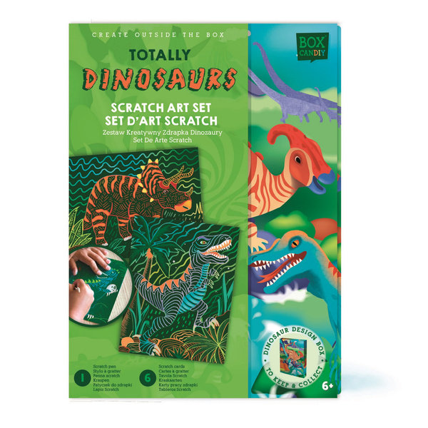 Box Candiy, zestaw artystyczny zdrapka obrazy DINO