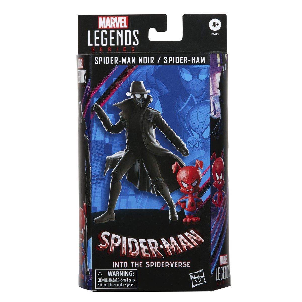 Hasbro, Spiderman, figurka kolekcjonerska Into the Spider-Verse - Spider-Man Noir & Spider-Ham, 15 cm, F3443