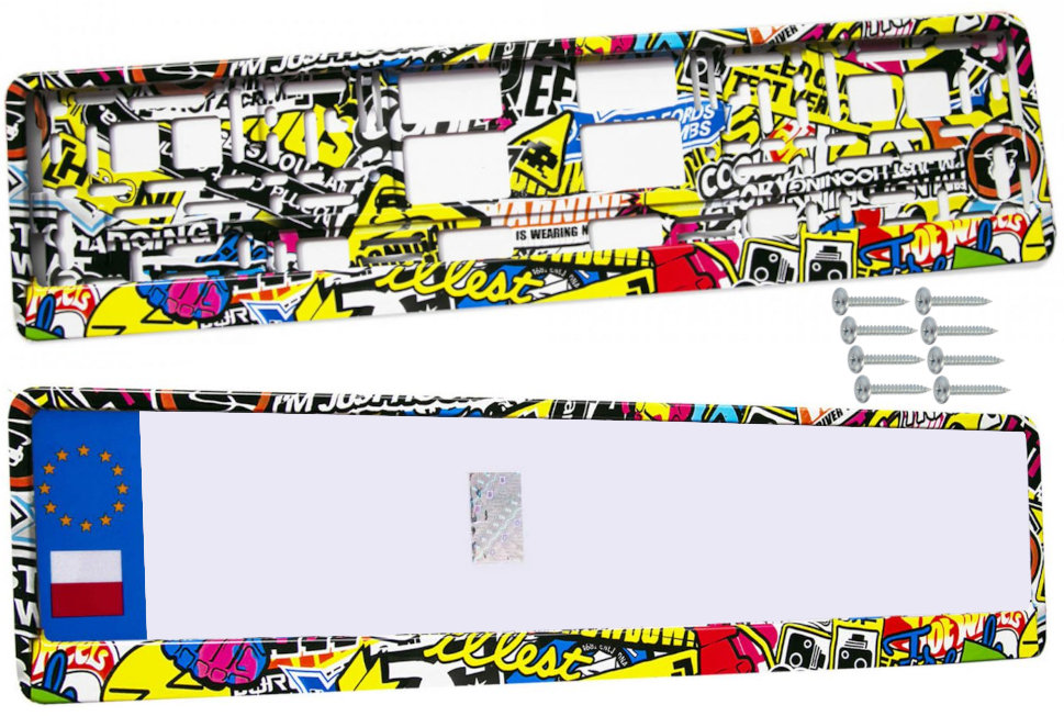 Ramki pod tablicę rejestracyjną hydrograficzne Tun