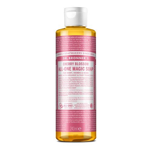 DR. BRONNER'S Mydło w Płynie 18w1 Kwiat Wiśni, Dr. Bronners, 240 ml