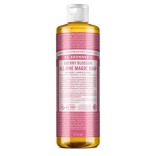 DR. BRONNER'S Mydło w Płynie 18w1 Kwiat Wiśni, Dr. Bronners, 475 ml