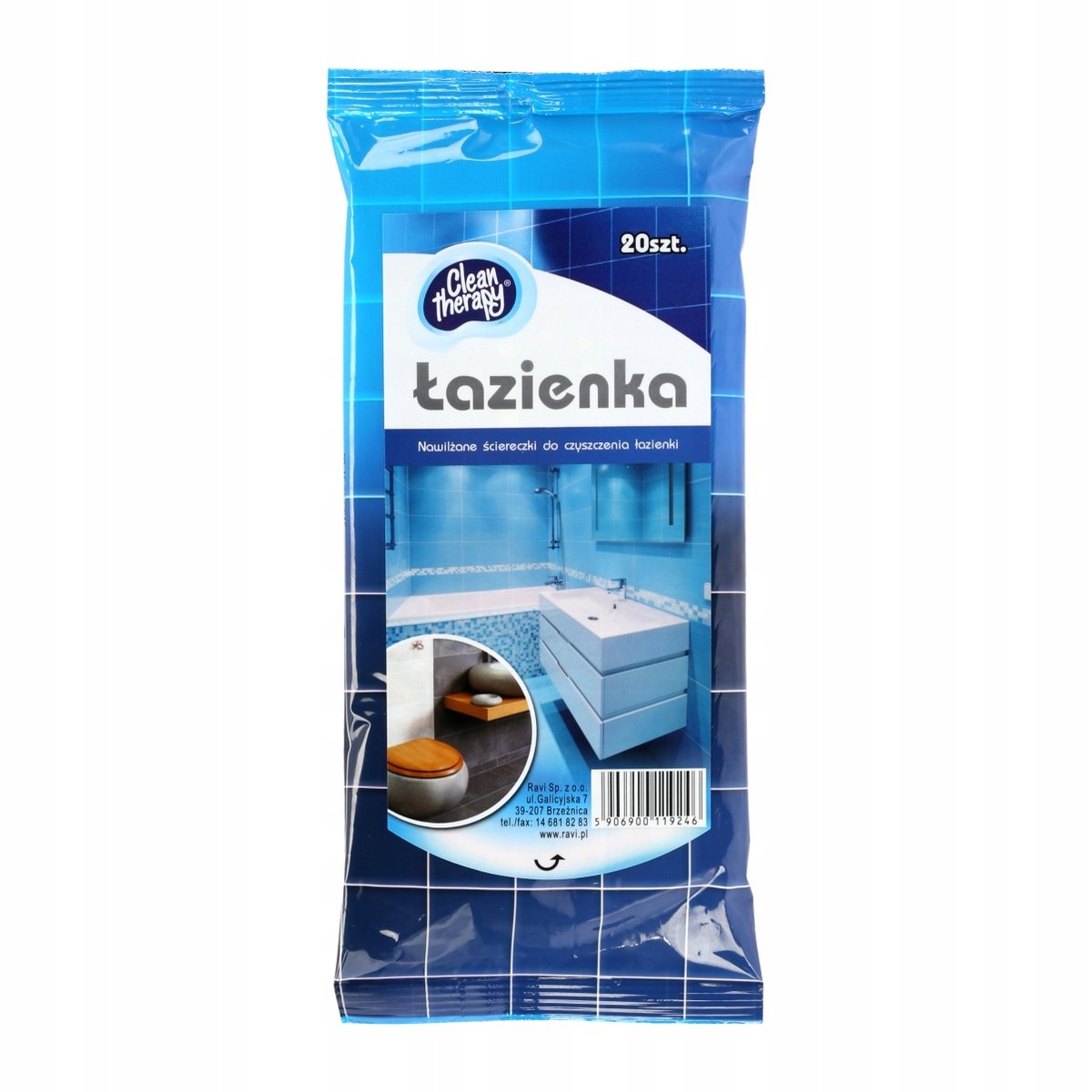 Ściereczki Nawilżane Do Łazienki 20 szt.