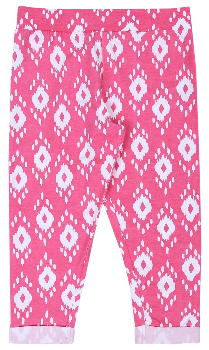 Różowe getry/legginsy dziewczęce