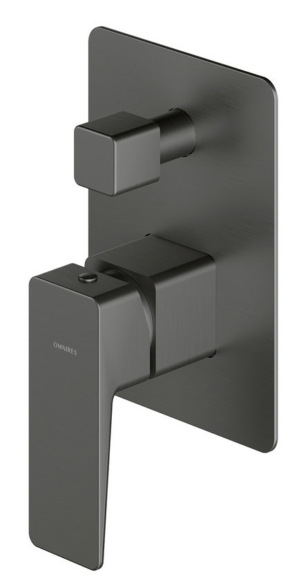 Omnires Parma bateria prysznicowo-wannowa podtynkowa grafit PM7435GR