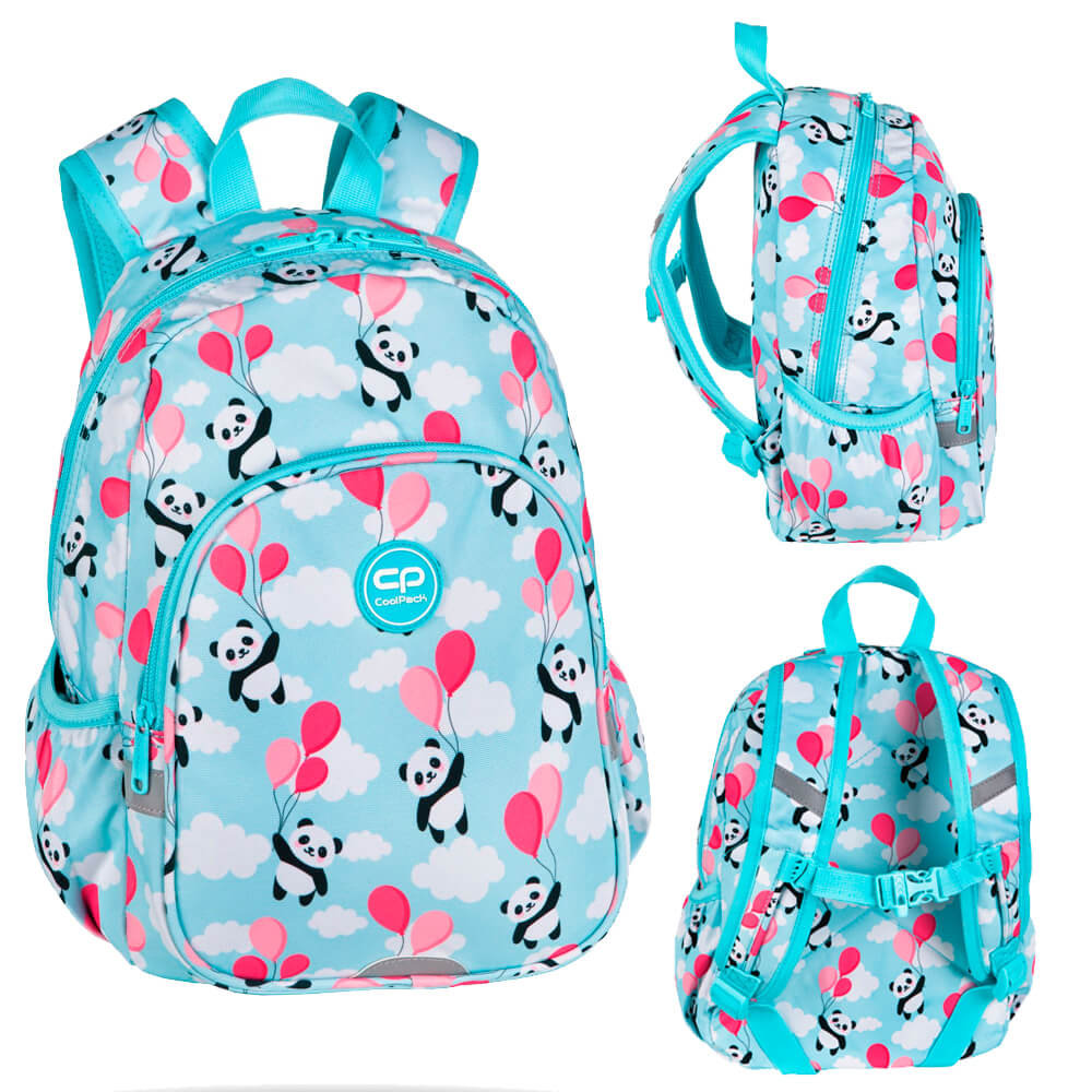 CoolPack Plecak szkolno przedszkolny Toby Panda baloniki E49548_20220609133314