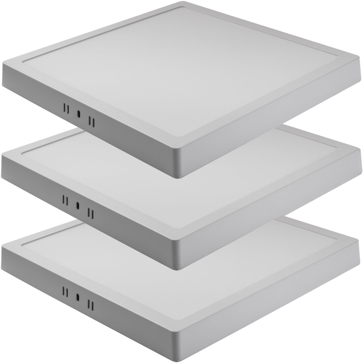 3x Panel LED natynkowy kwadratowy NEW 2160lm 24W CCD NEUTRALNA