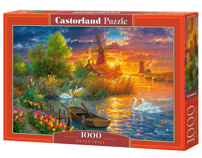 Puzzle 1000 Dutch Idyll CASTOR - Castorland