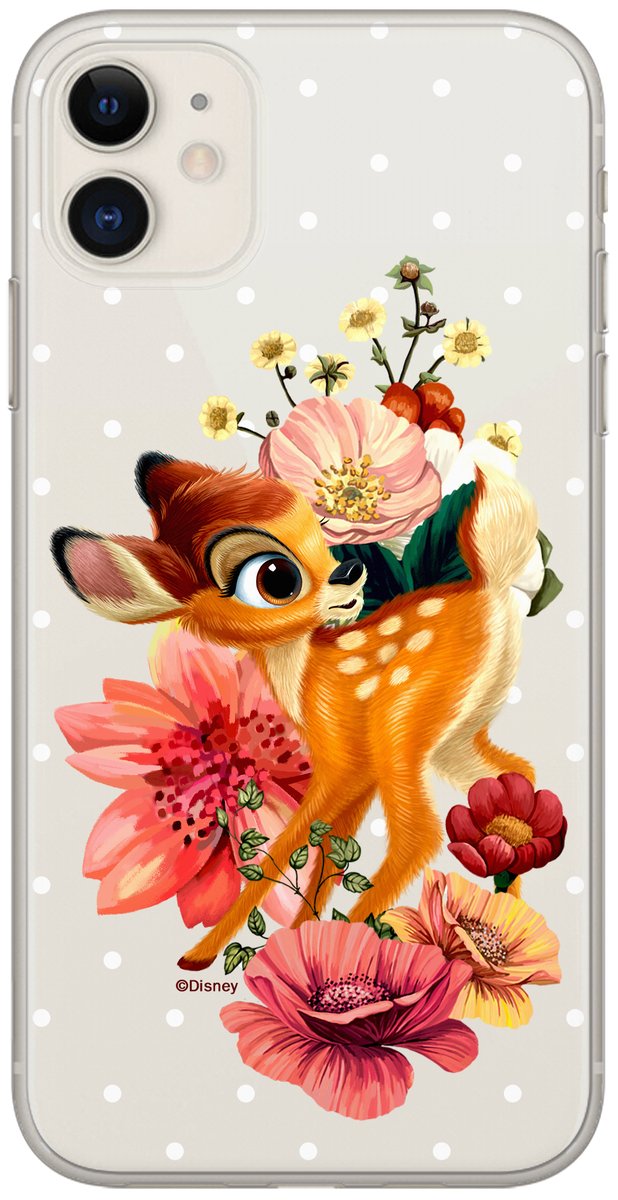 Etui Disney dedykowane do Xiaomi MI 11 LITE 4G / MI 11 LITE 5G / 11 LITE 5G NE, wzór: Bambi 014 Etui częściowo przeźroczyste, oryginalne i oficjalni..
