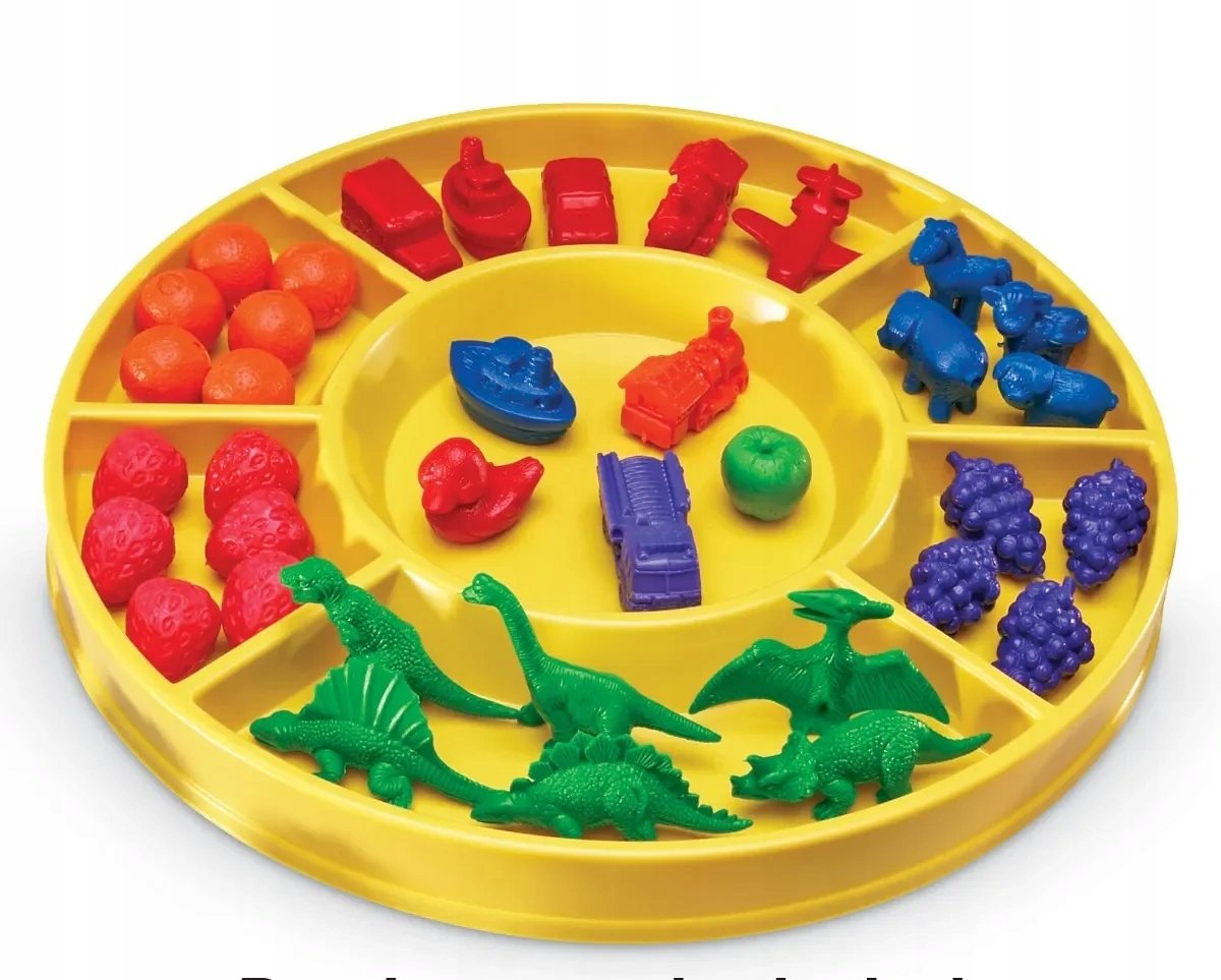 Liczenie sortowanie montessori sorter do figurek