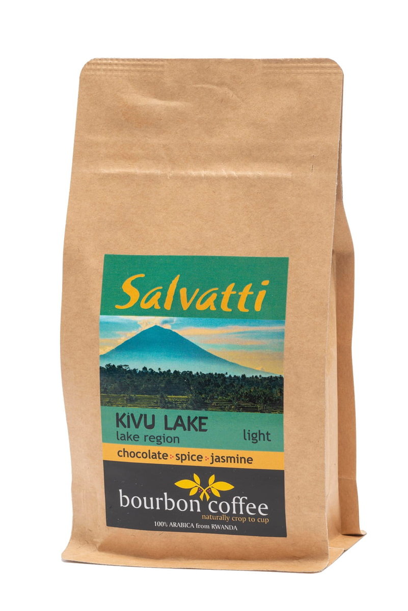 Kawa Speciality Salvatti Ziarnista Jasno Palona Kivu Lake 250 G