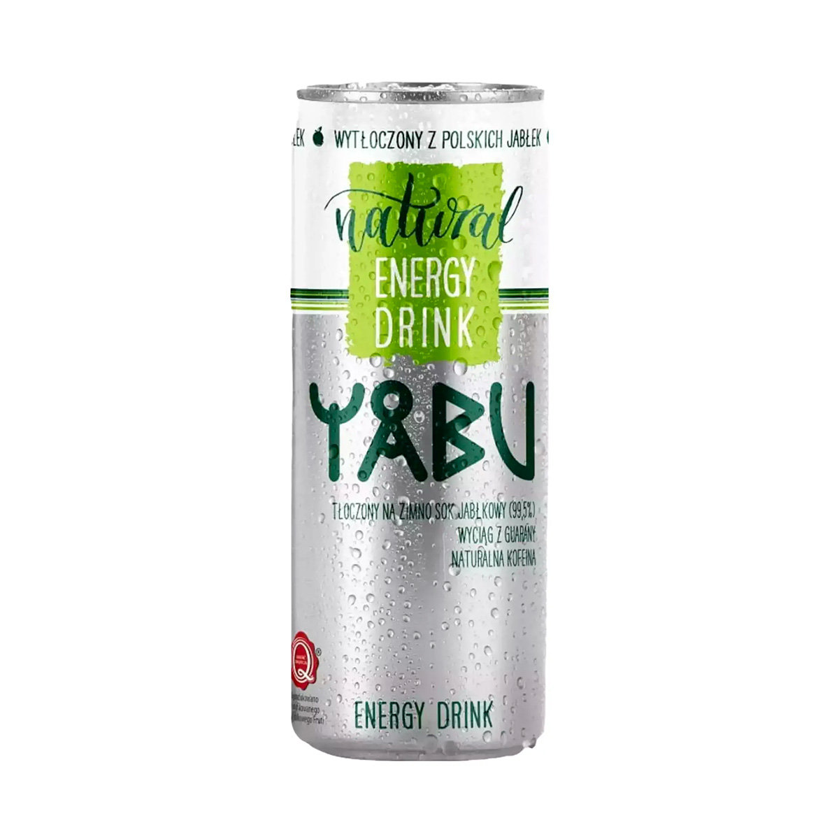 YABU Naturalny jabłkowy napój energetyczny 250ml BEZ CUKRU