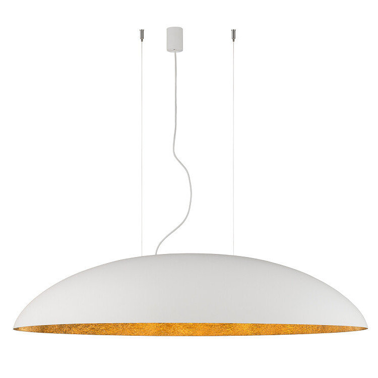 Nowodvorski Lampa wisząca kompozytowa elipsa CANOE 40W 5x E27 wys. 250cm biały 7927