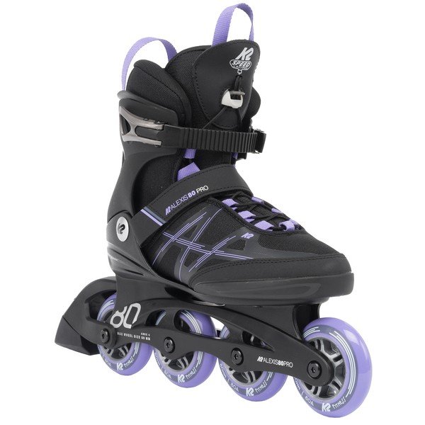 Zdjęcia - Łyżwy K2 Rolki damskie  Alexis 80 Pro black/lavendar | WYSYŁKA W 24H | 30 DNI NA 