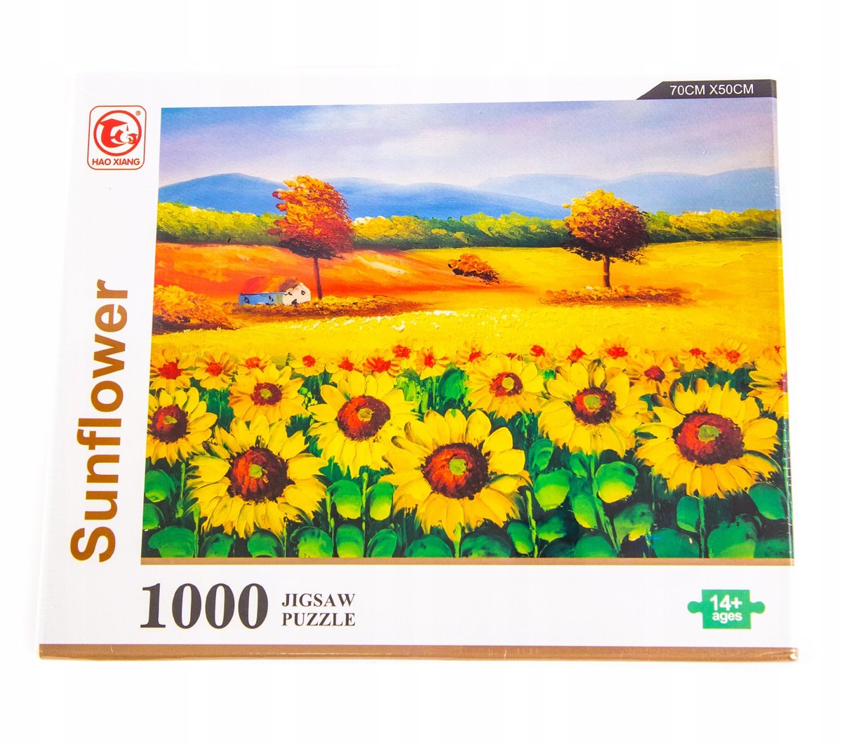 PUZZLE 1000el. Wzgórze słoneczników