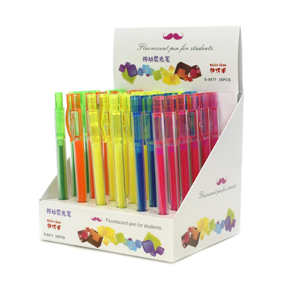 DŁUGOPIS SZKOLNY kolorowy CIENKOPIS SZKOLNY