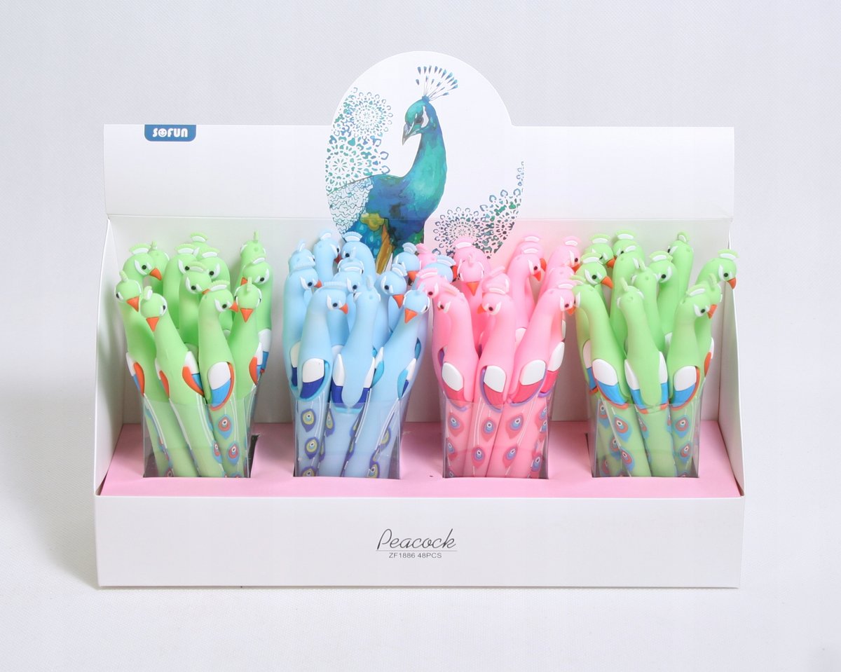 CIENKOPIS Paw różne kolory DŁUGOPIS DZIECIĘCY