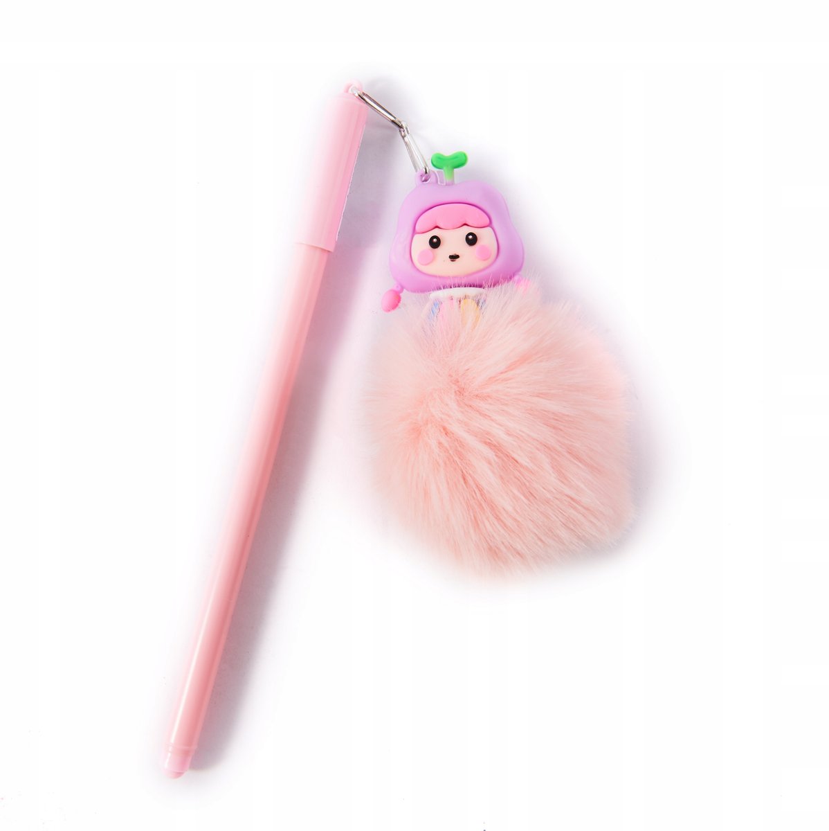 Cienkopis Z Kolorowym Pomponem Futro Różne Kolory