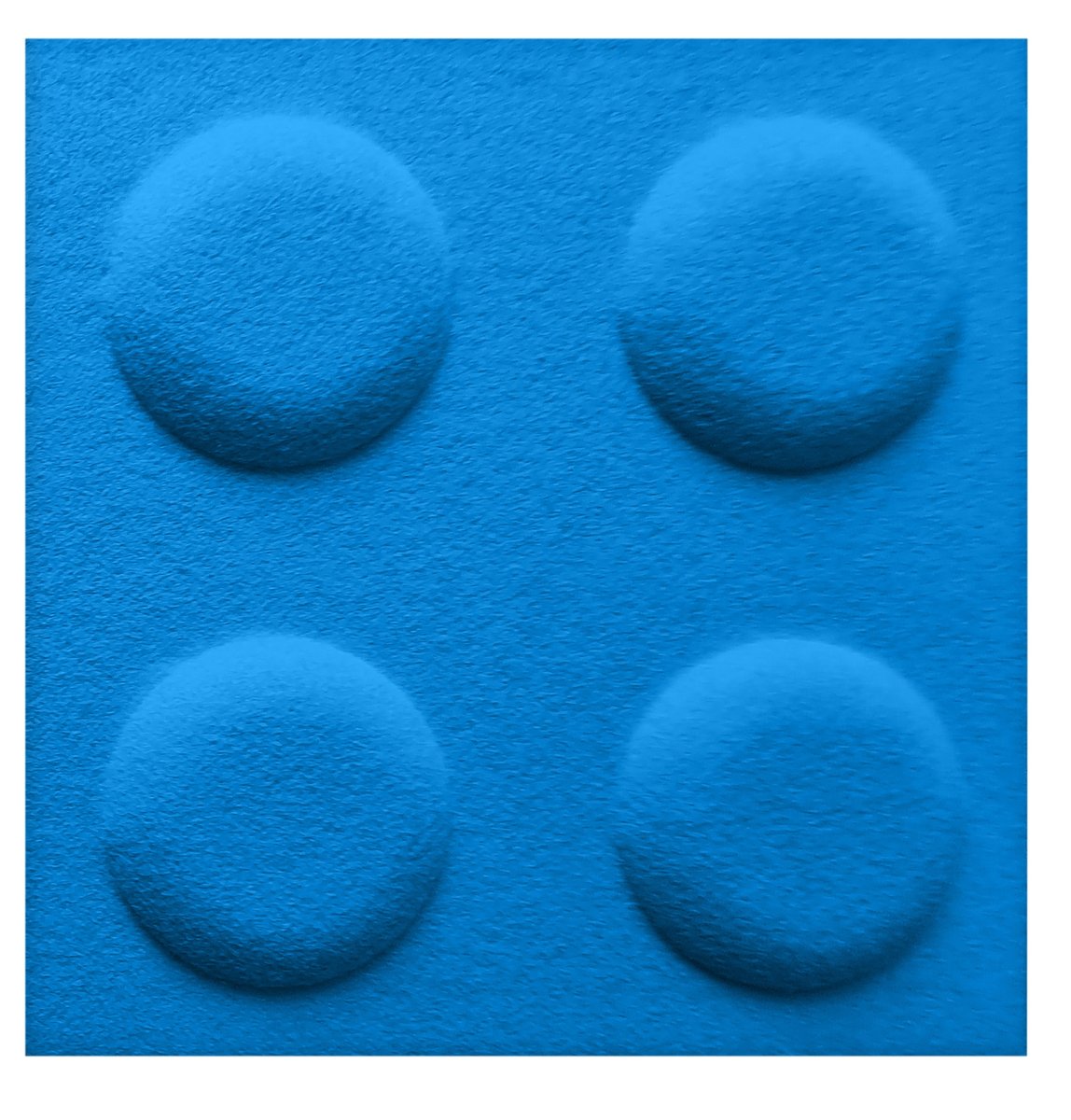 Panel tapicerowany koło średnica 30 cm czerwone Stelle