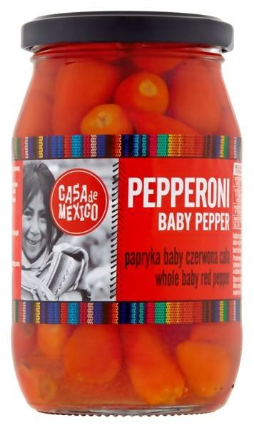 Papryka czerwona baby cała 325g - Casa de Mexico