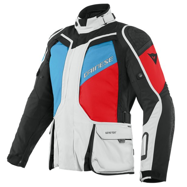 Kurtka tekstylna Dainese D-Explorer 2 [Gore-Tex] – szaro/czerwono/czarna 52