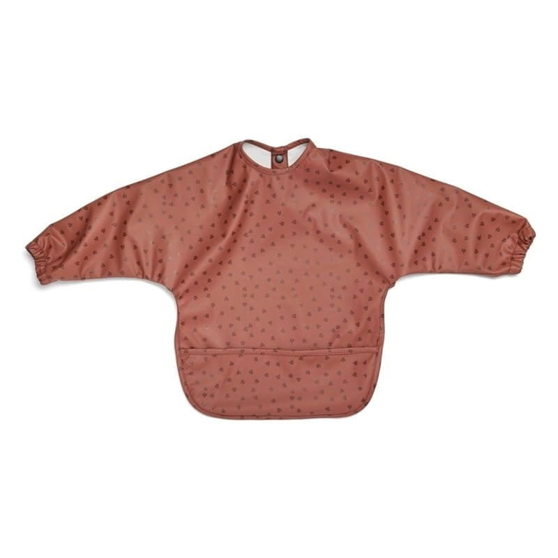 Śliniak Fartuszkowy Wodoodporny Z Kieszonką Mahogany Leaf Nuuroo