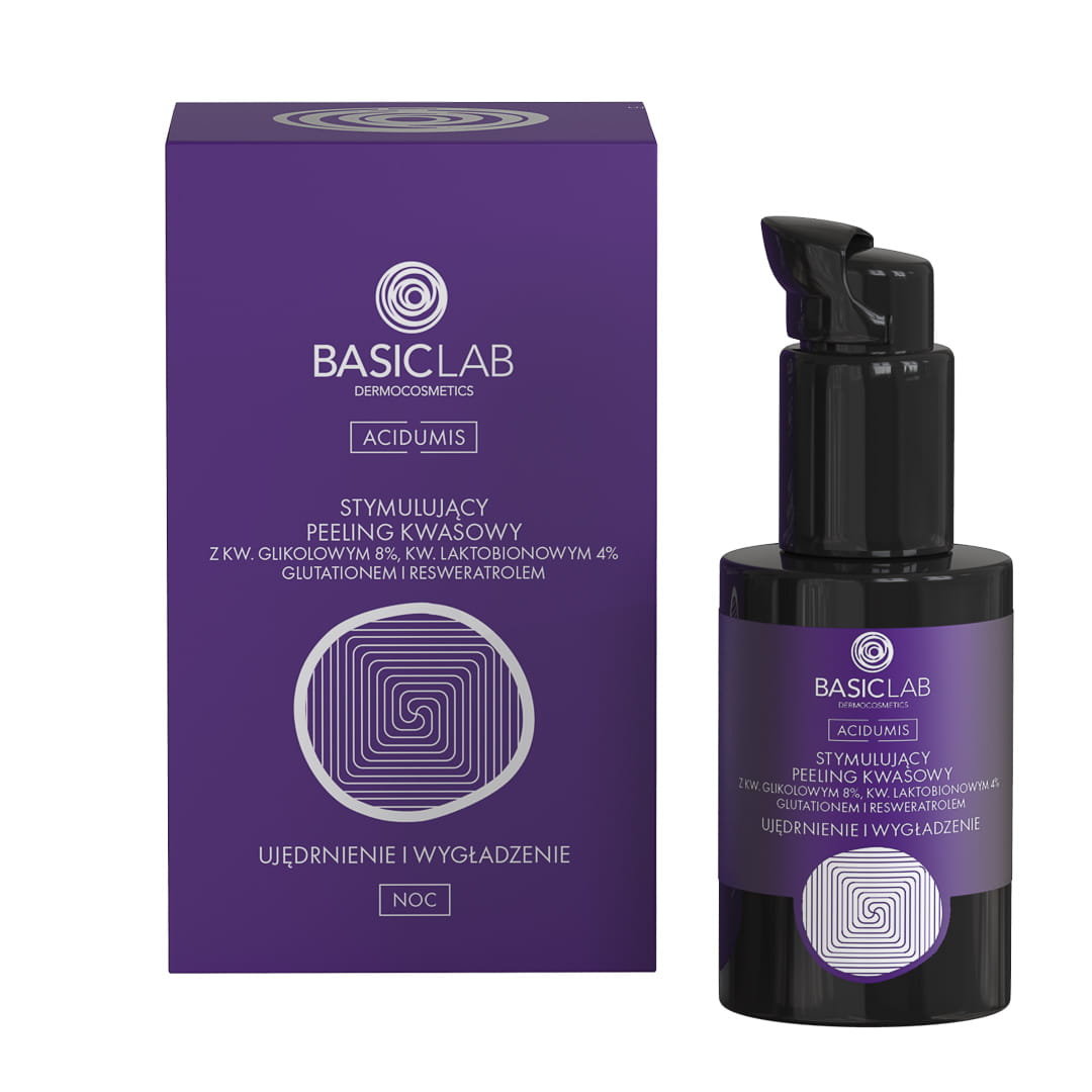 BasicLab BasicLab ACIDUMIS Stymulujący Peeling Kwasowy Ujędrnienie i Wygładzenie - 30 ml