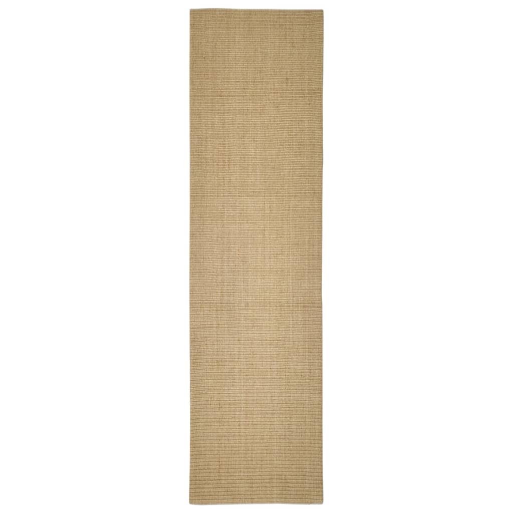 vidaXL Dywanik, naturalny sizal, 80x350 cm