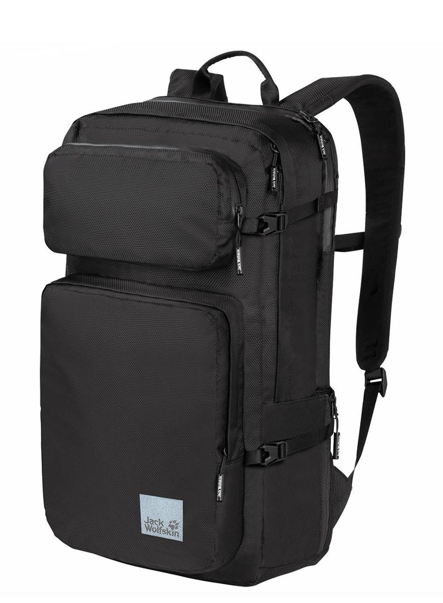 Jack Wolfskin Unisex - Plecak Dzienny Dla Dorosłych, Ultra Black, One Size