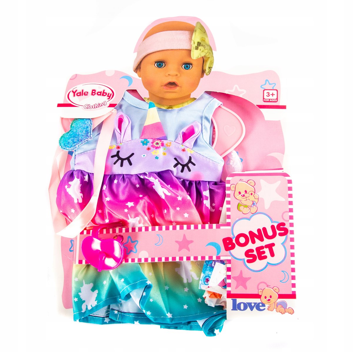 Ubranko Dla Lalki Bobas Tęczowa Sukienka