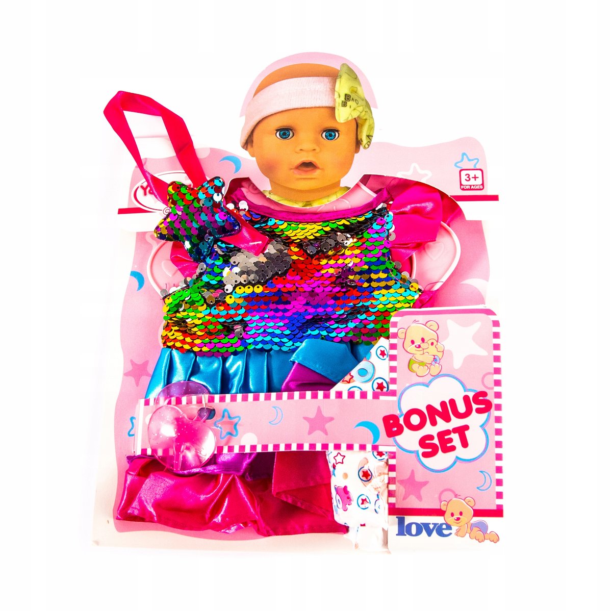 Sukienka Z Cekinami Ubranko Dla Lalki Bobas