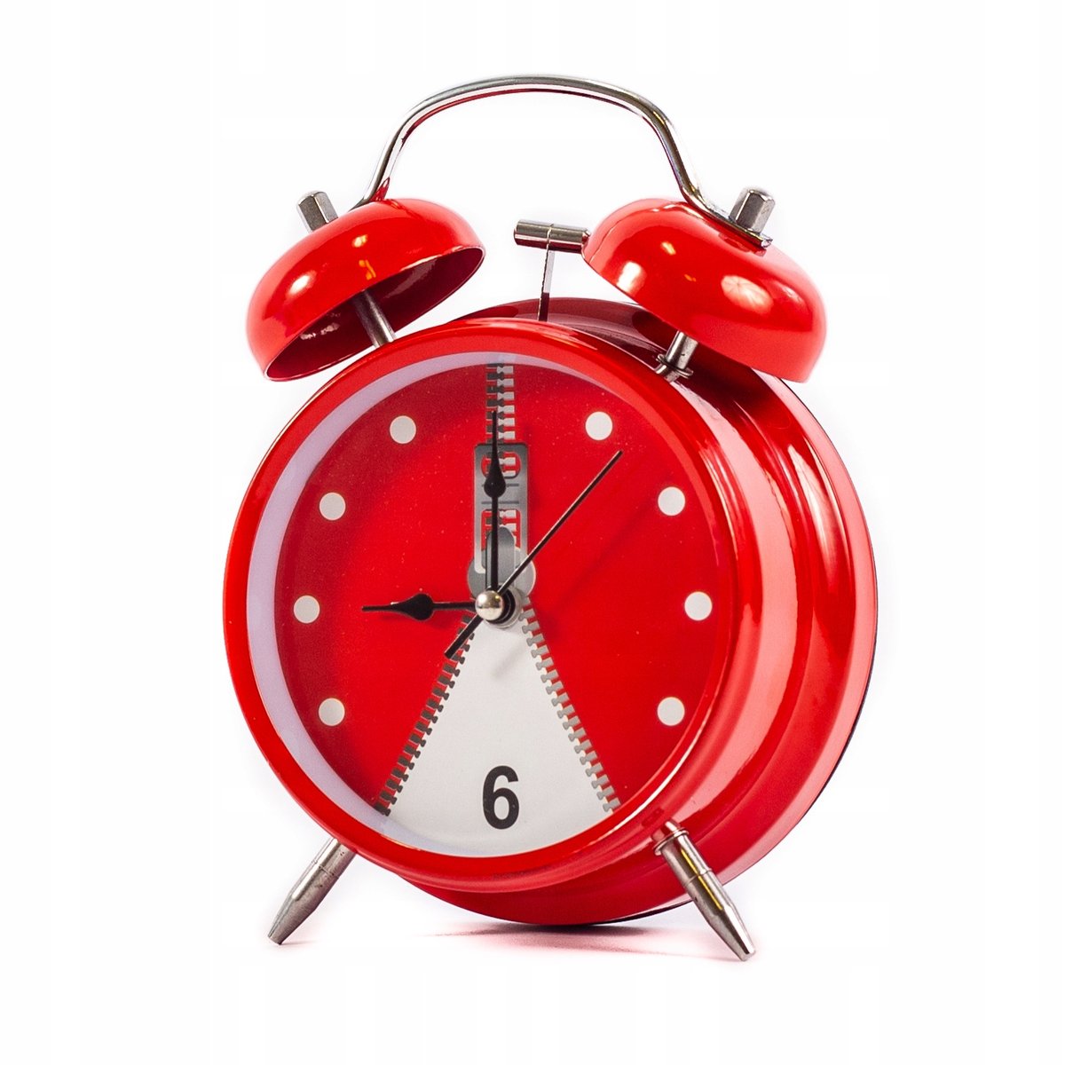 Ozdobny Budzik Zegar Z Alarmem 17Cm Różne Kolory