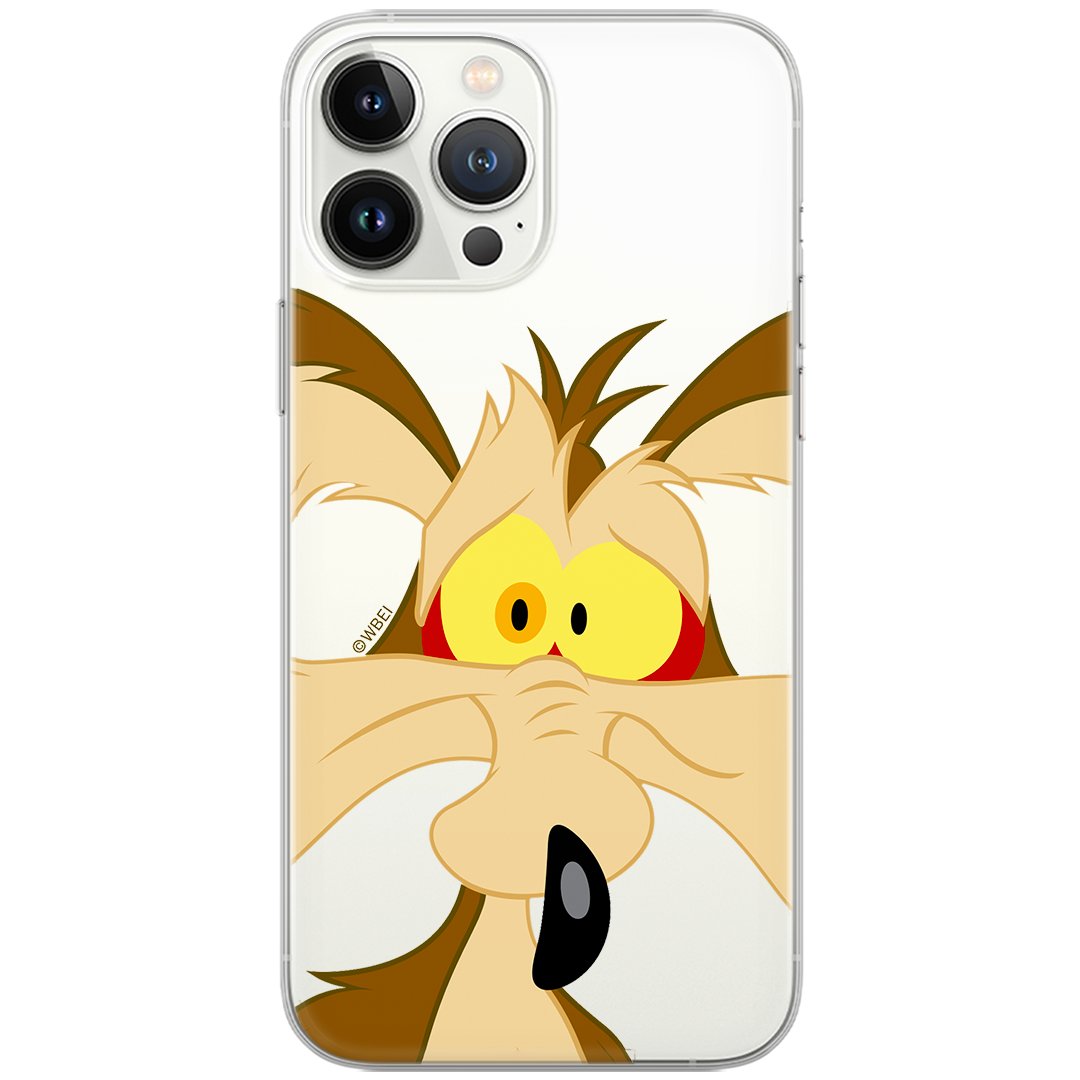 Etui Looney Tunes dedykowane do Xiaomi 11T 5G / 11T PRO 5G, wzór: Kojot 001 Etui częściowo przeźroczyste, oryginalne i oficjalnie / Looney Tunes