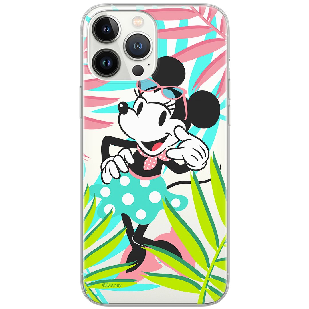 Etui Disney dedykowane do Xiaomi 11T 5G / 11T PRO 5G, wzór: Minnie 040 Etui częściowo przeźroczyste, oryginalne i oficjalnie licencjonowane