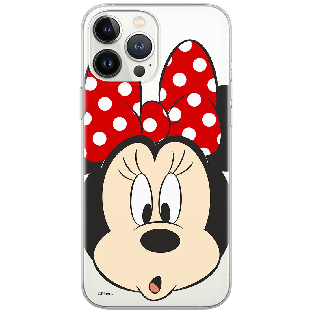 Etui Disney dedykowane do Xiaomi 11T 5G / 11T PRO 5G, wzór: Minnie 054 Etui częściowo przeźroczyste, oryginalne i oficjalnie licencjonowane