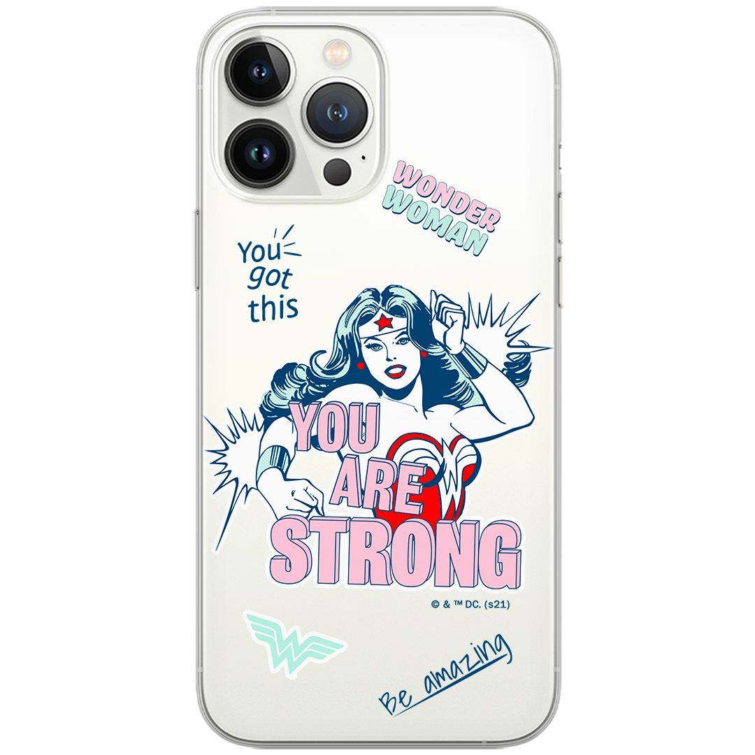 Etui DC dedykowane do Xiaomi 11T 5G / 11T PRO 5G, wzór: Wonder Woman 025 Etui częściowo przeźroczyste, oryginalne i oficjalnie licencjonowane