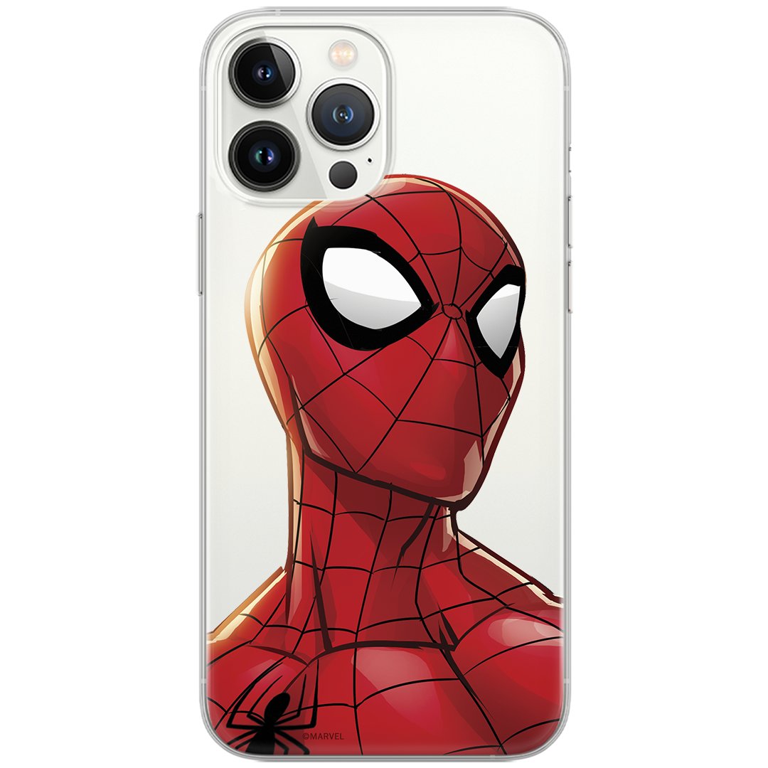 Etui Marvel dedykowane do Iphone 12 / 12 PRO, wzór: Spider Man 003 Etui częściowo przeźroczyste, oryginalne i oficjalnie licencjonowane