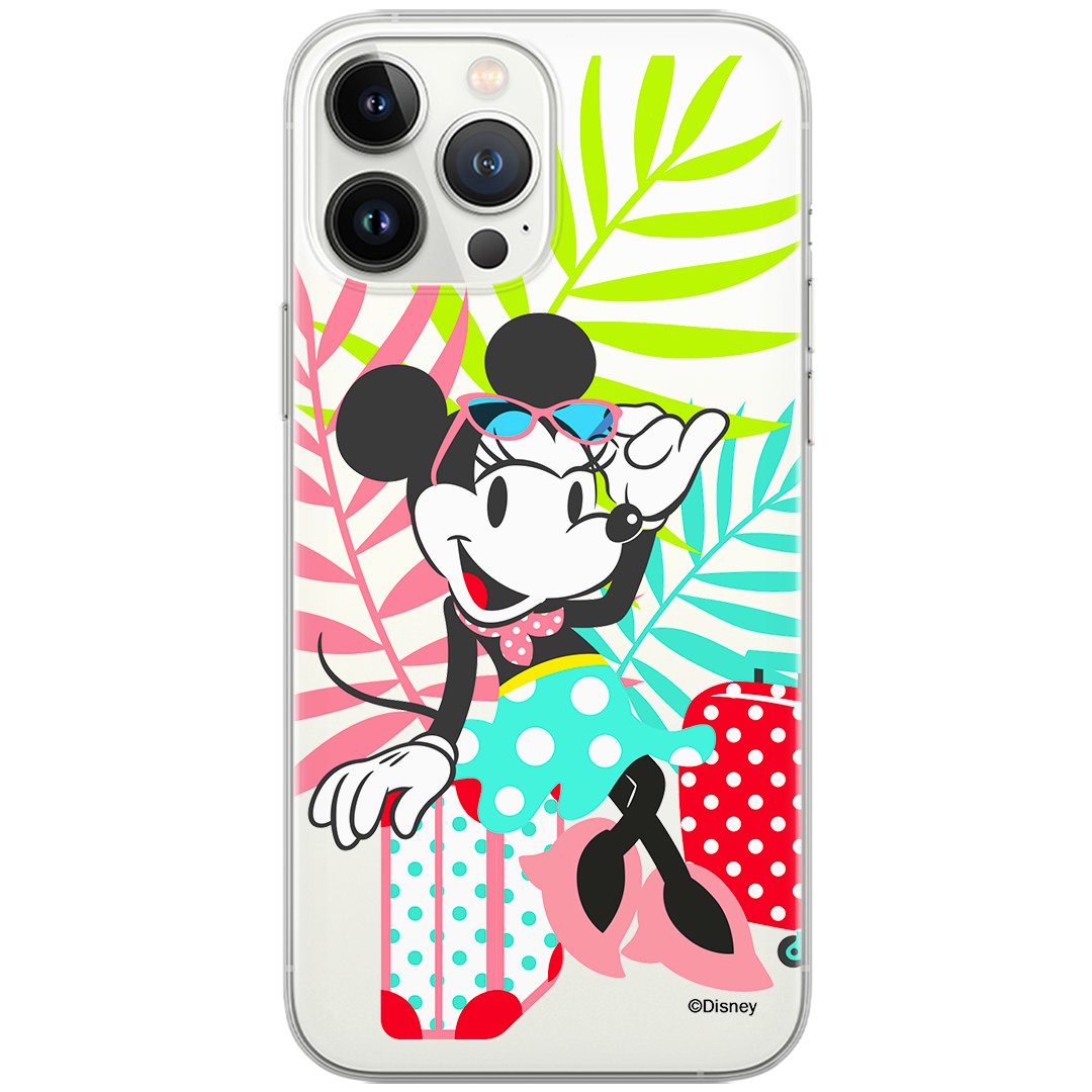 Etui Disney dedykowane do Iphone 12 / 12 PRO, wzór: Minnie 029 Etui częściowo przeźroczyste, oryginalne i oficjalnie licencjonowane