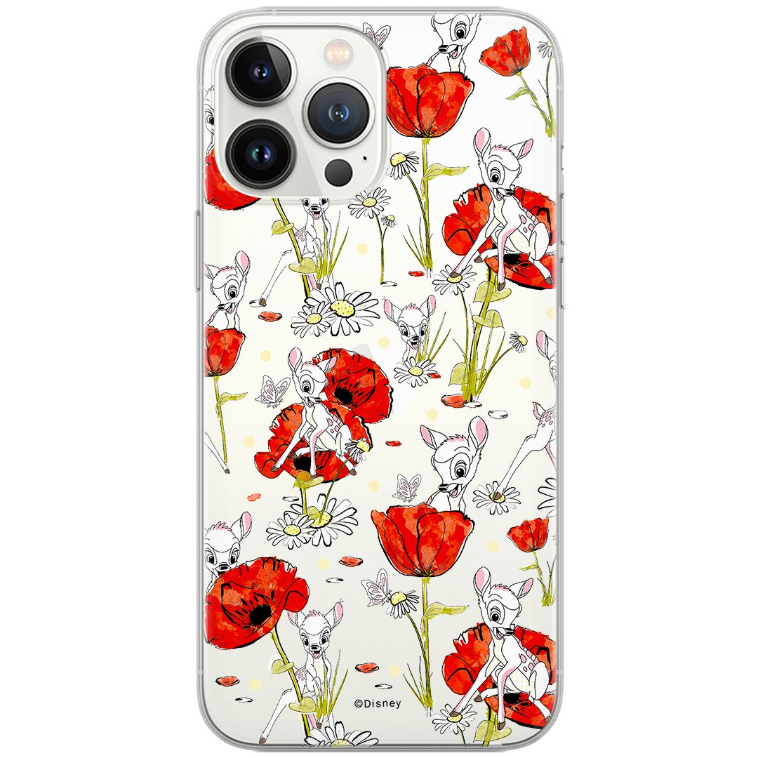 Etui Disney dedykowane do Iphone 12 / 12 PRO, wzór: Bambi 001 Etui częściowo przeźroczyste, oryginalne i oficjalnie licencjonowane