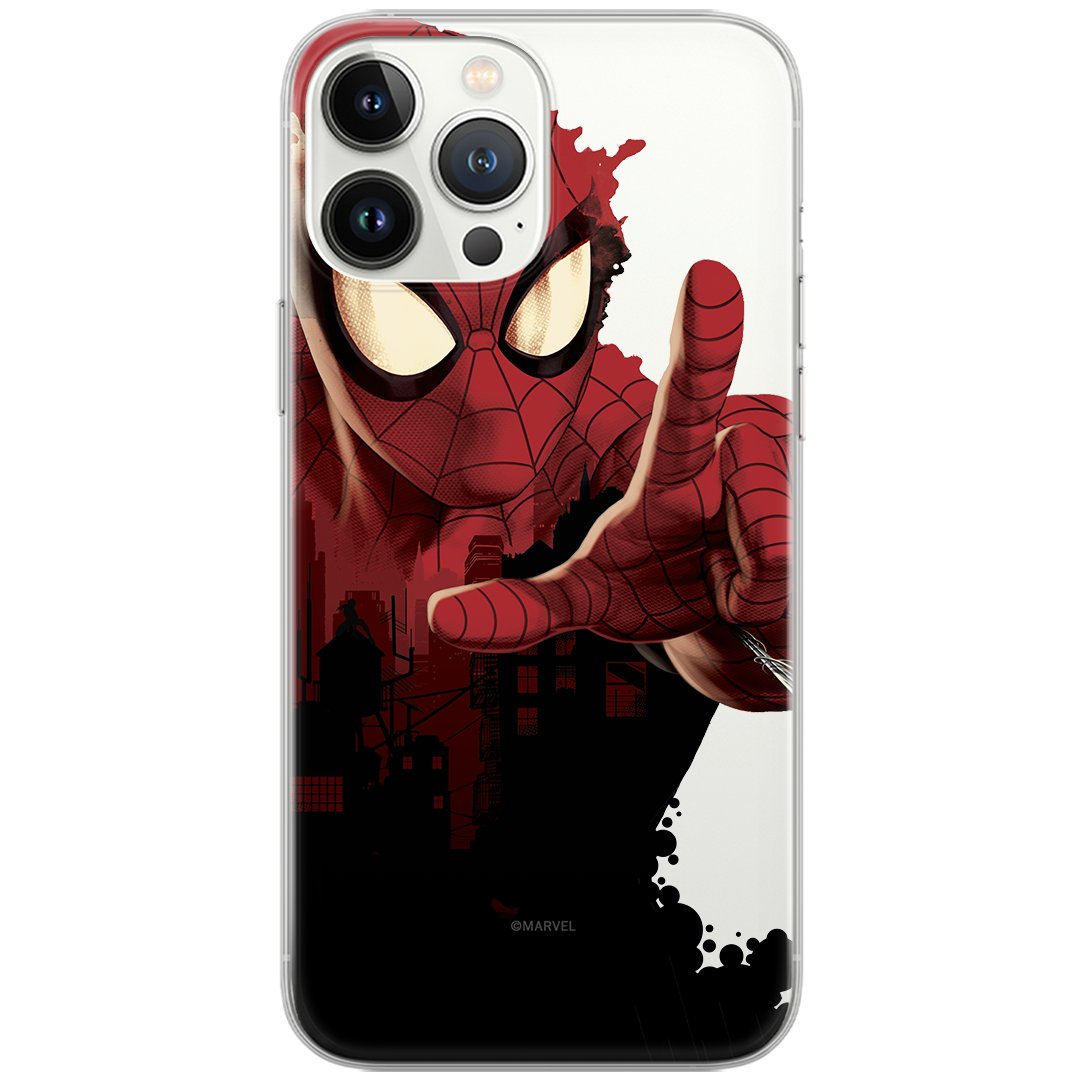 Etui Marvel dedykowane do Iphone 12 Mini, wzór: Spider Man 006 Etui częściowo przeźroczyste, oryginalne i oficjalnie licencjonowane