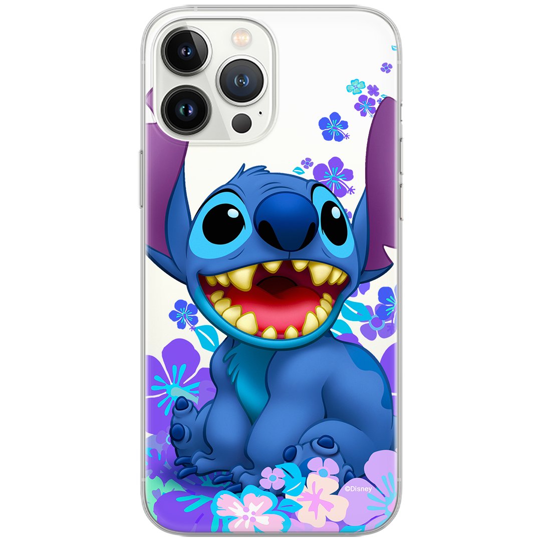 Etui Disney dedykowane do Iphone 12 Mini, wzór: Stich 001 Etui częściowo przeźroczyste, oryginalne i oficjalnie licencjonowane
