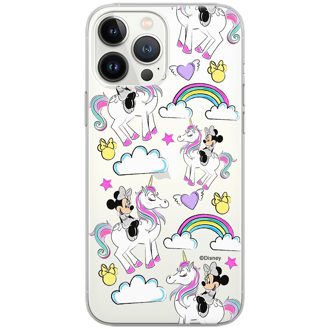 Etui Disney dedykowane do Iphone 12 PRO MAX, wzór: Minnie 037 Etui częściowo przeźroczyste, oryginalne i oficjalnie licencjonowane