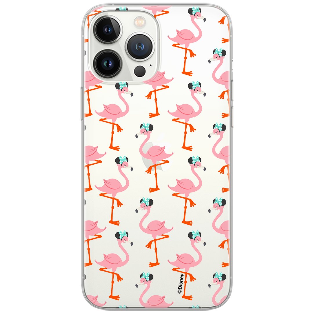 Etui Disney dedykowane do Iphone 13 MINI, wzór: Minnie 032 Etui częściowo przeźroczyste, oryginalne i oficjalnie licencjonowane
