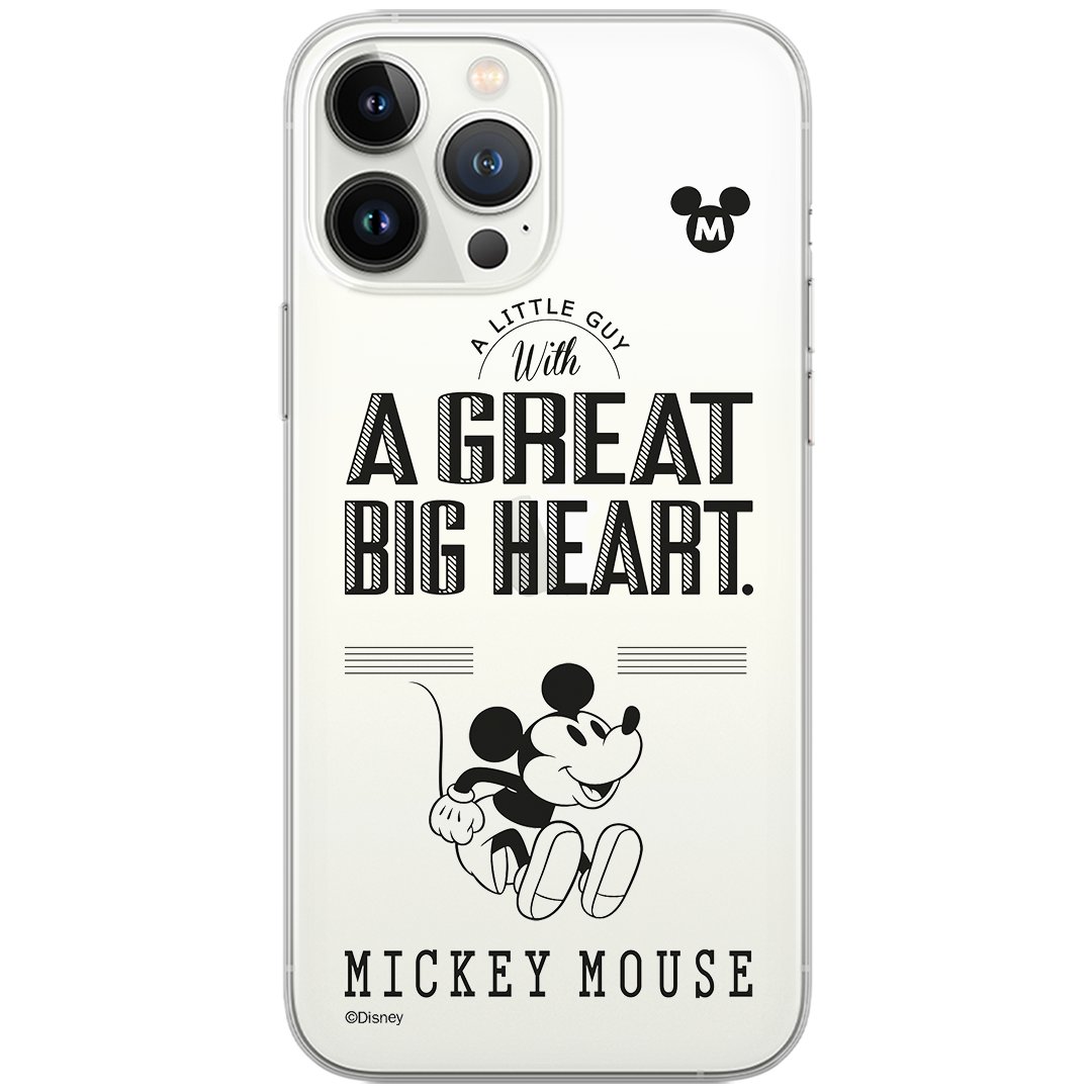 Etui Disney dedykowane do Iphone 13 MINI, wzór: Mickey 006 Etui częściowo przeźroczyste, oryginalne i oficjalnie licencjonowane