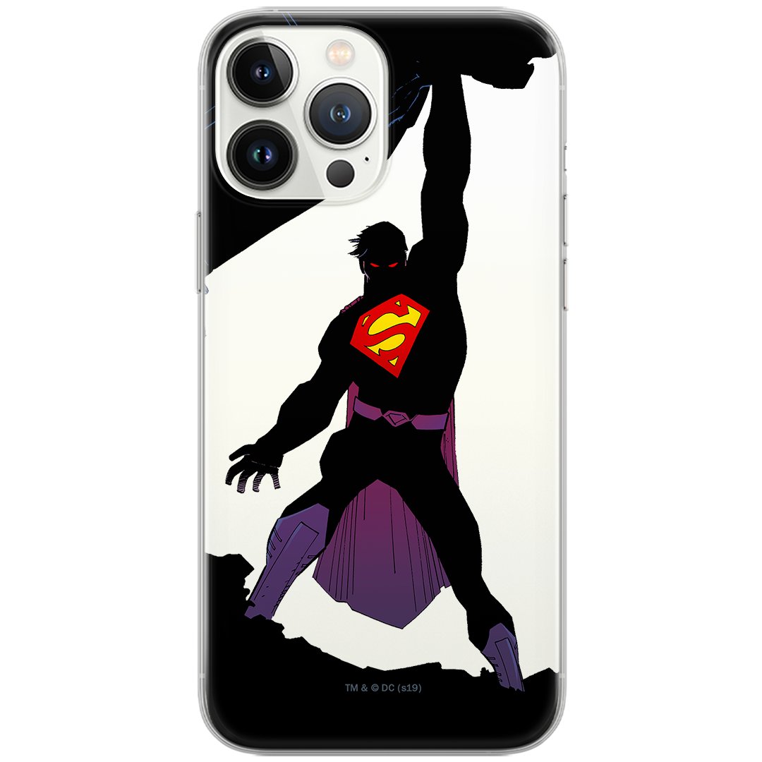 Etui DC dedykowane do Iphone 13 MINI, wzór: Superman 008 Etui częściowo przeźroczyste, oryginalne i oficjalnie licencjonowane