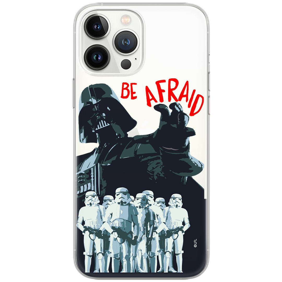 Etui Star Wars dedykowane do Iphone 13 MINI, wzór: Darth Vader 018 Etui częściowo przeźroczyste, oryginalne i oficjalnie licencjonowane